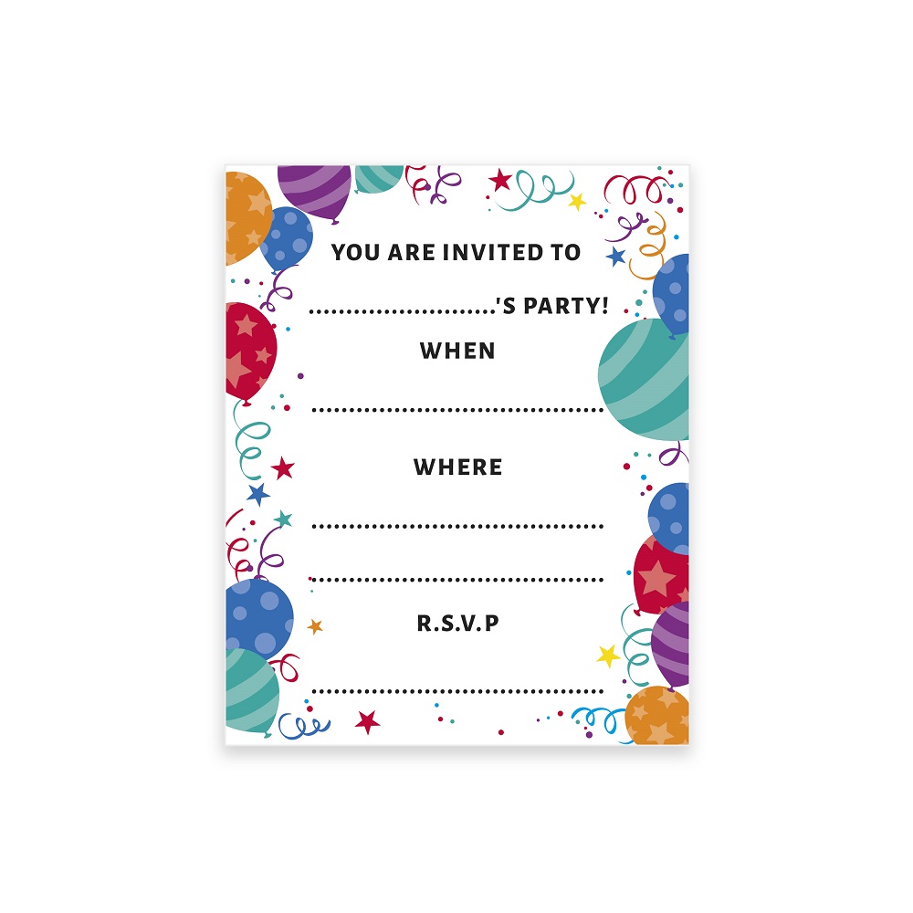 PARTY INVITES 20 PARTY TIME (33886-BPC)